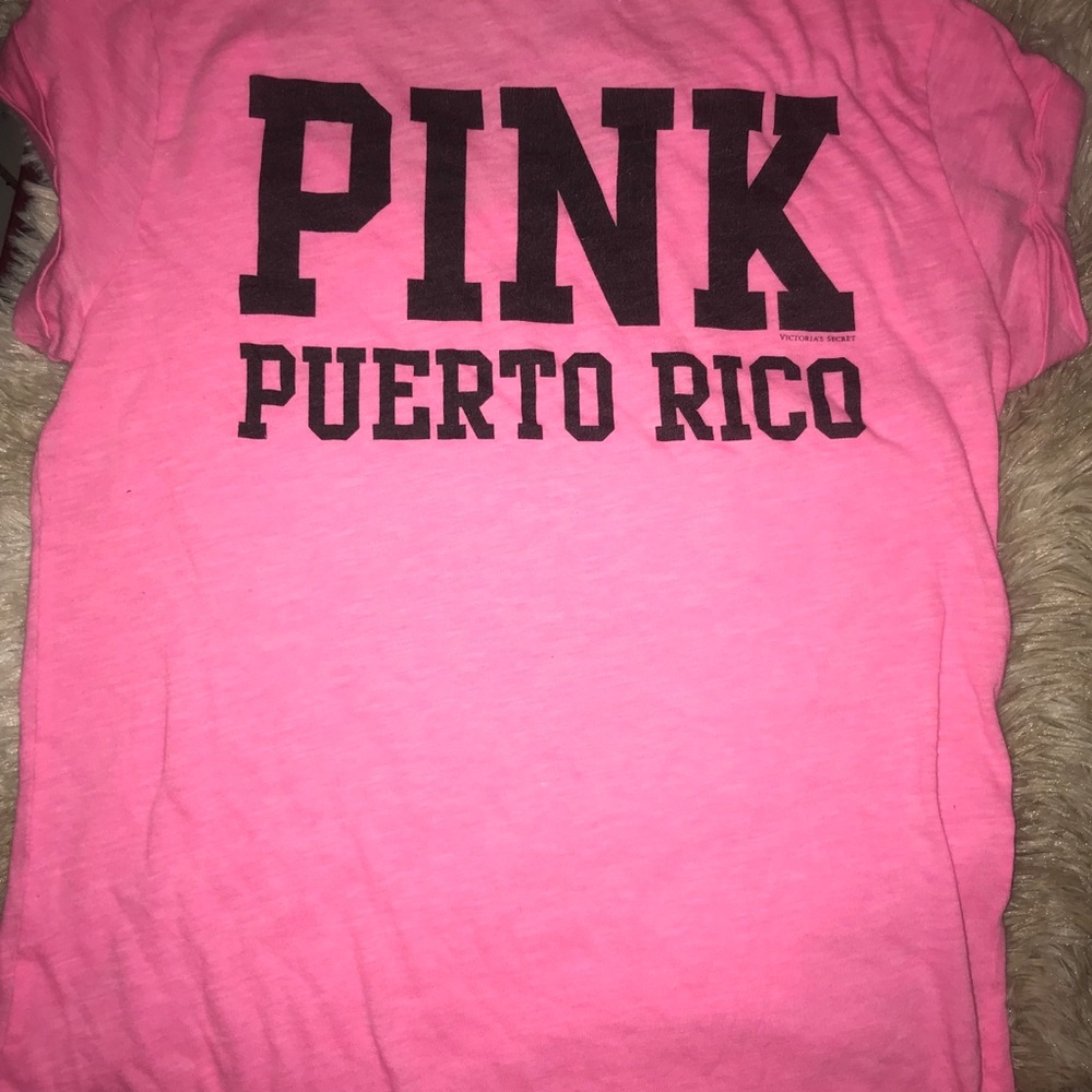 ❤️SOLD❤️Pink short sleeve Puerto Rico T-Shirt